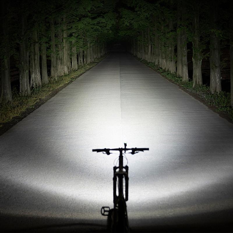 Night Riding Headlight Waterproof Mountain Bike Light Type C Charging Safety Cycling Bike Light for Outdoor Cycling