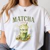 Matcha Shirt | Aesthetic Coffee Tee | Cute Matcha Lover T Shirt for Girls, Brunch Dates & Everyday Wear