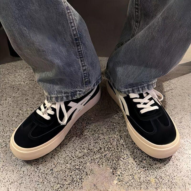 Men S German Training Shoes Canvas Sports Board Shoes Couple Versatile