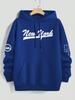 Casual Long-sleeved Hoodie for Outdoor Activities, Perfect for Fall and Winter Wear