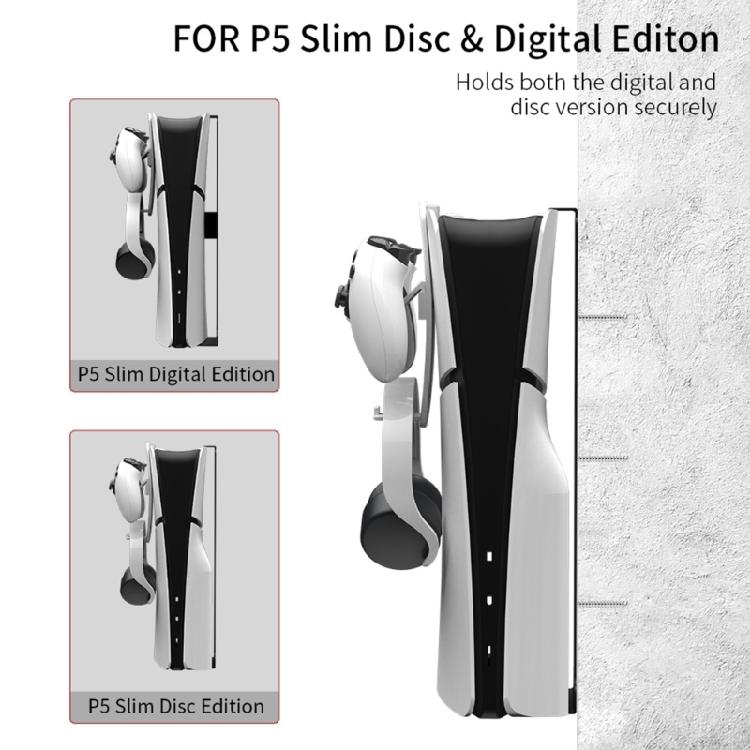Wall Bracket Controller Holder Console Stand Host Rack Game Storage For Slim