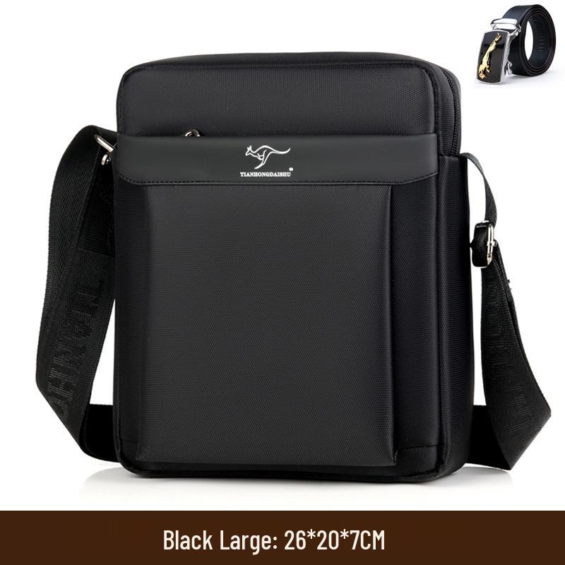 Men's Single Shoulder Crossbody Canvas Bag, New 2025 Oxford Commuting Backpack, Compact Personal Portable Bag