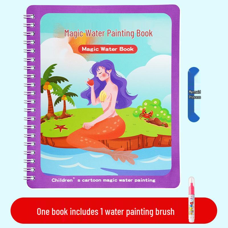 Yisirui Kids Magic Water Painting Book - Educational Doodle Album for Kindergarten