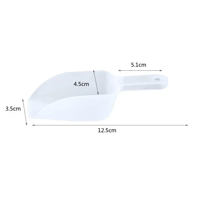 5pcs Plastic Ice Shovel Kitchen Tools Flour Food Candy Ice Cream Scoop Small Measuring Scoops Shovels Party Kitchen Supplies