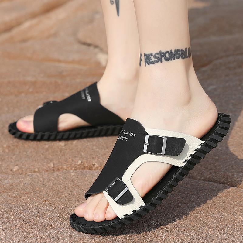 Fashion Outdoor Beach Flat Shoes Trendy Youth Comfortable Style Leisure and Fashion Streets Walking Quality Handmade Shoes Summer New