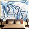 Psychedelic Ocean Octopus Decorative Tapestry Home Wall Decor Office Living Room Tapestry