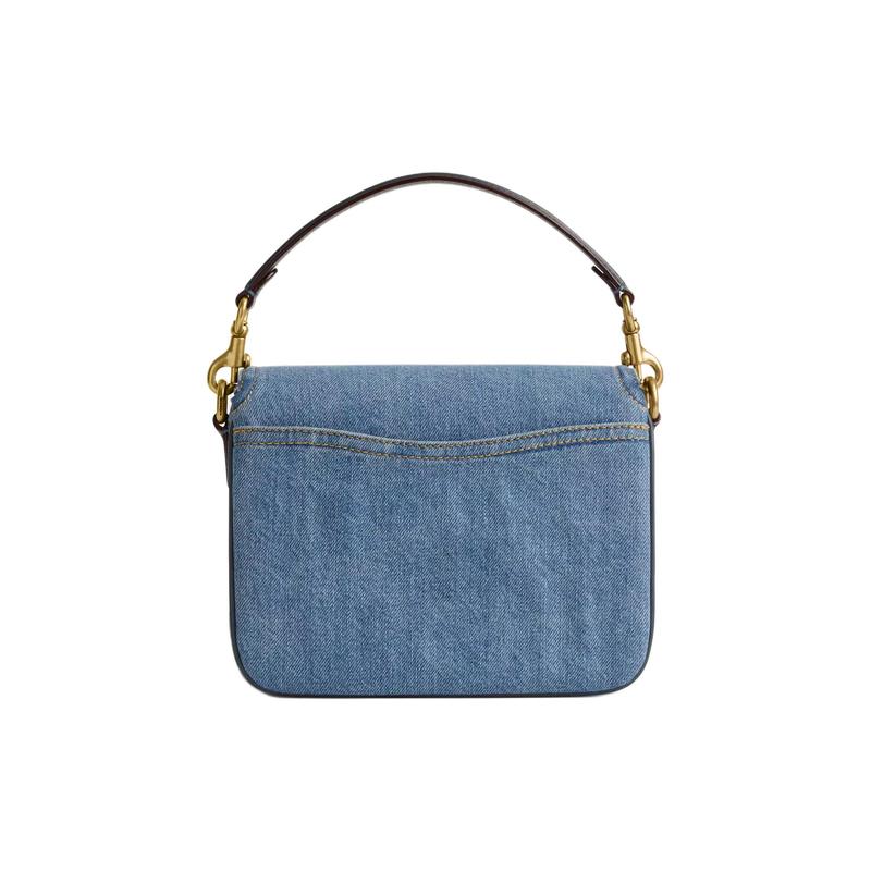 COACH Cassie 19 Turnlock Closure Denim Shoulder Crossbody Bag Small Women's Indigo