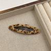 Korean Leopard Print Hair Clip for Babies - Forehead, Side Bangs, Back of Head Accessory for Autumn & Winter.