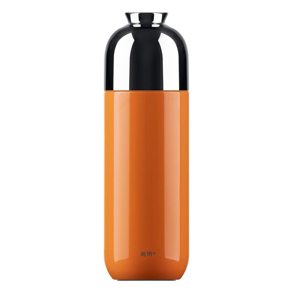 Fashion Titanium Coated Tea Tumbler with Infuser, Portable Thermos Cup 370ml with Gift Box