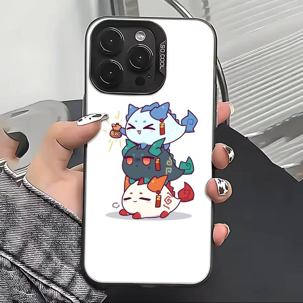Game Arknights Phone Case For iPhone 17,16,15,14,13,12,11 Plus,Pro Max,XS,Colorful Silver Phone Case Funda Cover