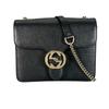 Interlocking G Shoulder Bag Black Women Used