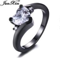 New wish love micro-inlaid water blue zircon ring wedding engagement jewelry no. 6