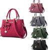 New Shoulder Bags Women Vintage Bowknot Star Pendant Handbag Casual Women Messenger Leather Large Capacity Bags