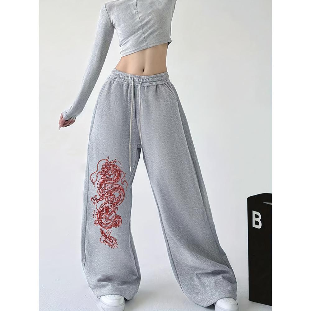 High Street Hip Hop Trend Casual Pants Men's Summer New Loose Niche Straight Versatile Long Pants