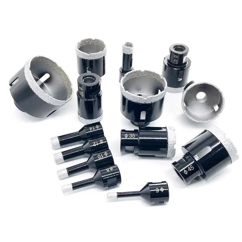 1 Stück M14 Gewindeloch-Öffner 6mm-25mm mit Wachs Diamant-Bohrkernbohrer Hartgelötet Winkelschleifer Bohrer