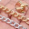 5Yards/Roll Aluminum Chains Metal O-shaped Twist Link Chains For Jewelry Making DIY Necklace Bracelet Clothing Bag Accessories
