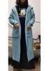Ebay European & American Women's Hooded Cable Knit Cardigan, Lazy Style, M114
