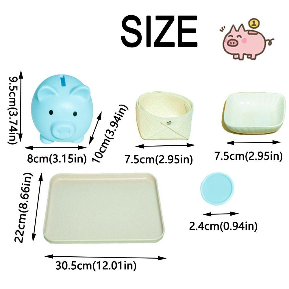 Colorful Piggy Bank Color Matching Toys Creative Toddler Coin-operated Toy  Home Decoration