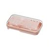 Double Grid Soap Box Drain Dormitory Incense Cover with Cover Light Luxury Bubble Double Layer Soap Dish