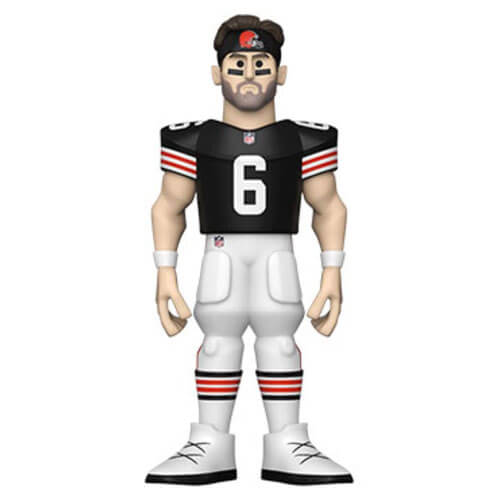 NFL Browns Baker Mayfield 5" Vinyl Gold Chase wird 1 zu 6 geliefert