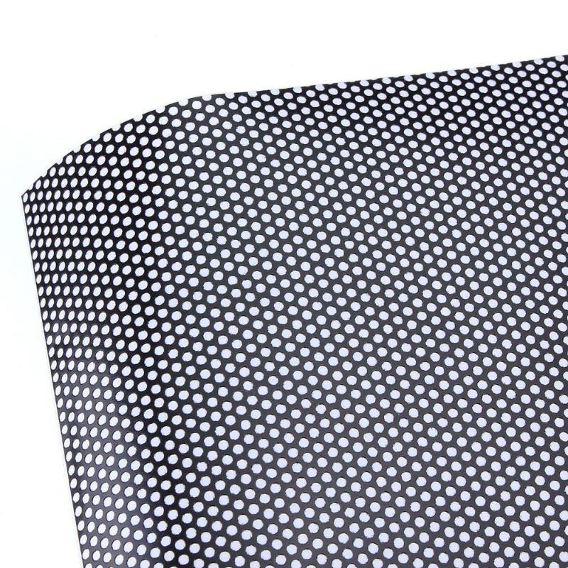 106x30cm Headlight Tint Perforated Film Mesh Like Fly Eye MOT Legal Tinting