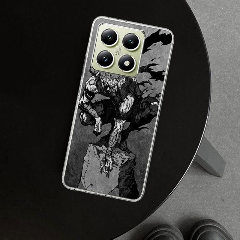 One P-Punch-Man Garou Phone Case Cover for Xiaomi Redmi Note 15 14 13 12 11 Pro Plus 14S 12S 11S 11T 11E 10S 10 Customized Funda