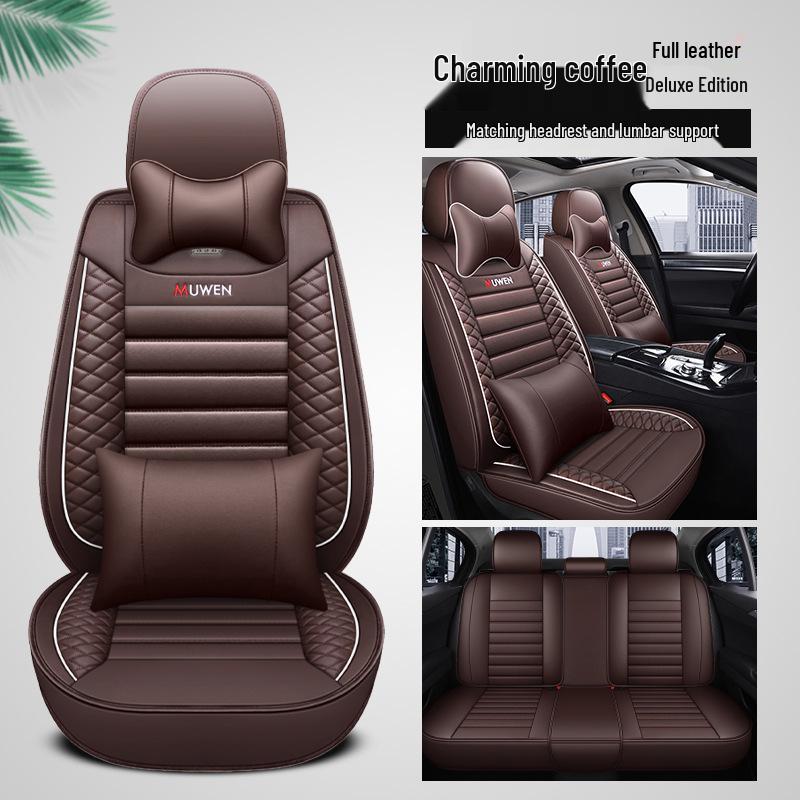 All-Season Leather Seat Covers for Honda Accord 7th to 10th Gen
