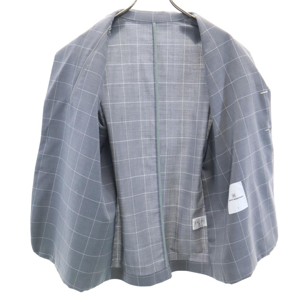 Ungetragener uniform experiment 20SS Windowpane-Check 3B taillierter Blazer Herren Gebraucht