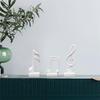 M-Modern-3Pcs Music Note Decor Gifts Musical Figurine Modern Statue Sculpture Table Centerpiece Crafts Home Arts,Gold