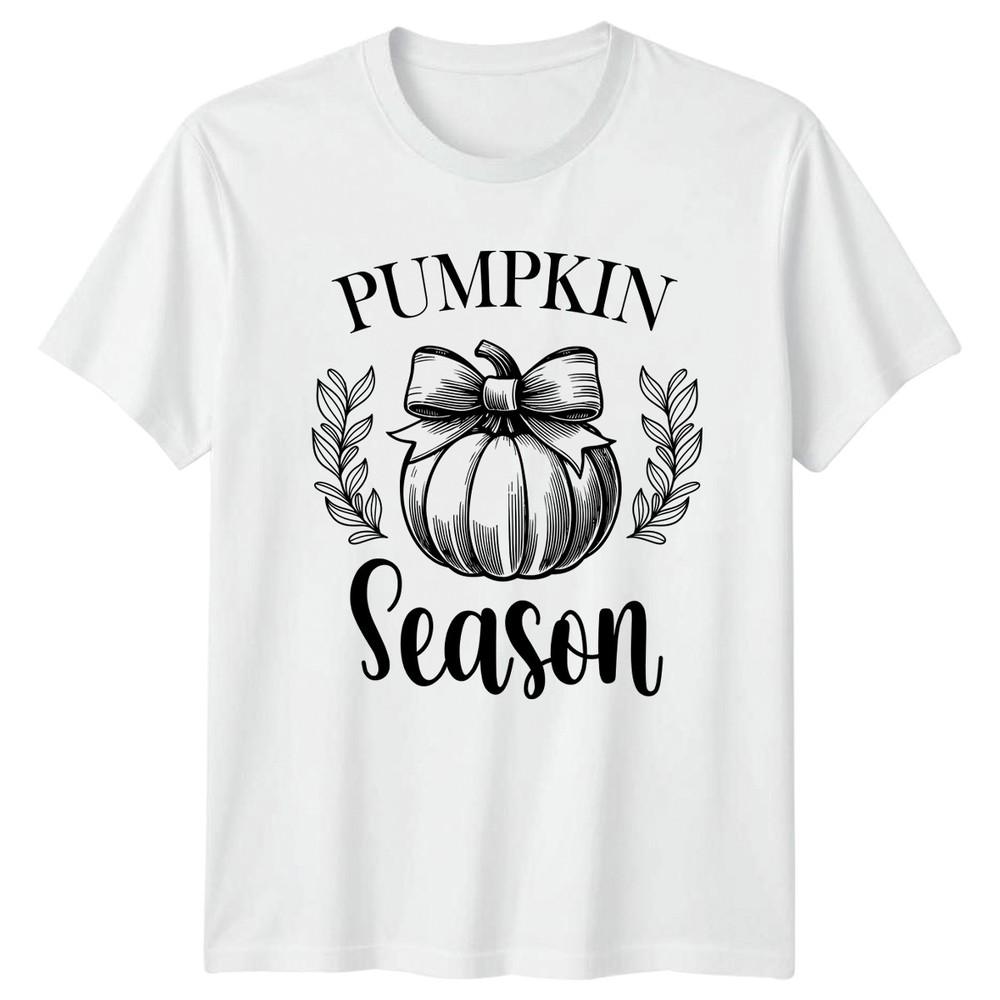 Pumpkin Season Autumn Holidays Unisexs TShirt Unisexs Graphic Tee S