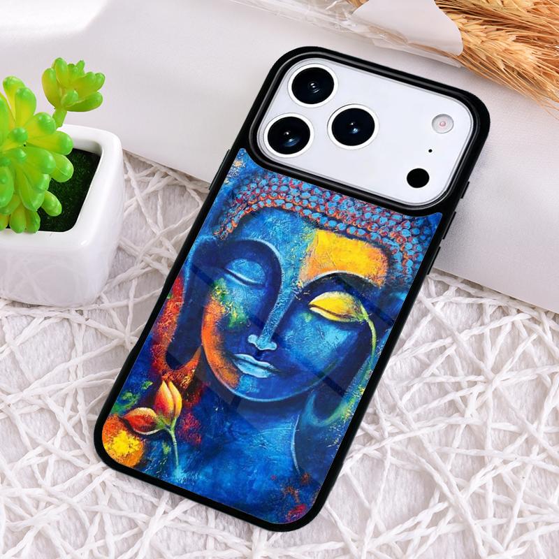Buddha Art Phone Case for iPhone 17 Air 16 15 11 12 14 13 Pro Max Shockproof Cover