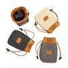 Ergonomic DSLR Camera Drawstring Bag Breathable Padding Multiple Small Compartments For Secure Carrying
