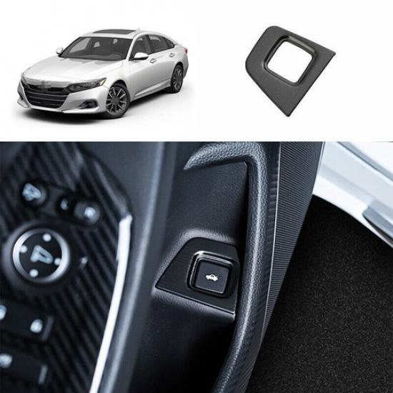 Black Titanium Back Door Tailgate Switch Cover Trim For Honda Accord 2018-