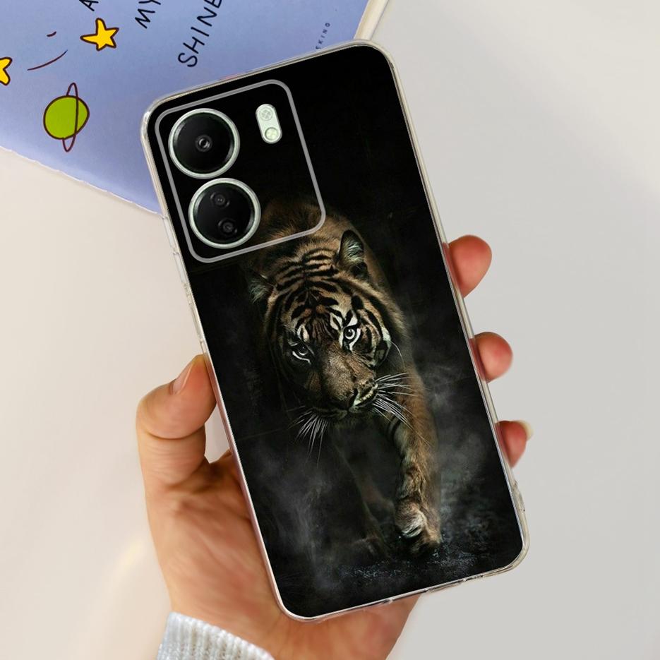 For Xiaomi Poco C65 Case Cute Cat Butterfly Cover Soft TPU Phone Case For Xiaomi Redmi 13C Redmi13C PocoC65 Fundas 6.74'' Bumper