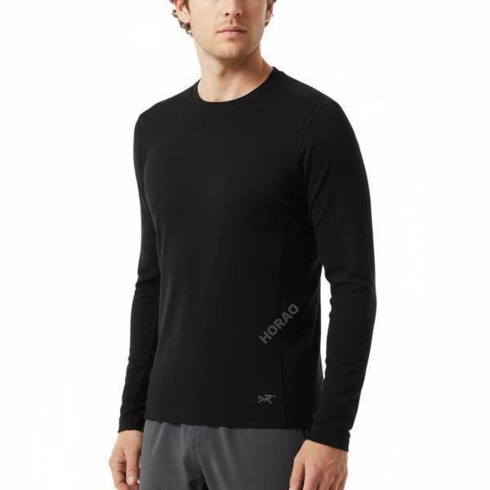 Arcteryx Satoro Merino Wool Crew Women Atpsw08474blk Black S (around 90)
