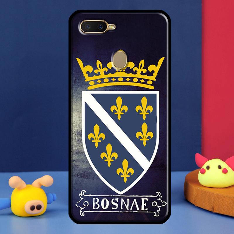 Bosnia and Herzegovina Flag Case For Oppo A96 A76 A16 A74 A94 A54 S A57 A77 A58 A78 A98 A5 A9 A91 A15 A17 A52 A72 Cover