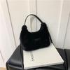 Women's Fluffy Shoulder Bag 2025: Versatile Fashion Crossbody Handbag for Autumn/Winter