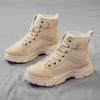 Autumn and Winter Plus Size Women's Shoes, New Fashionable and Versatile Snow Boots, Warm and Plush Short Boots