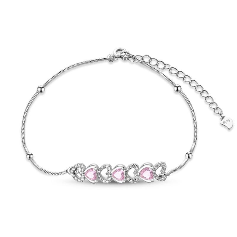 New Copper Safety Chain Butterfly Heart Tree Moon Dangle Charms Anklet Bead Fit Original Bracelet Diy Women Jewelry