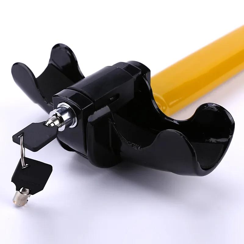 Universal T-Bar Steering Wheel Lock - Heavy Duty Anti-Theft Adjustable Car Immobilizer