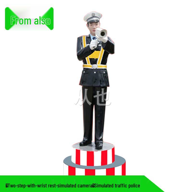 Solar Powered Traffic Police Waving Robot