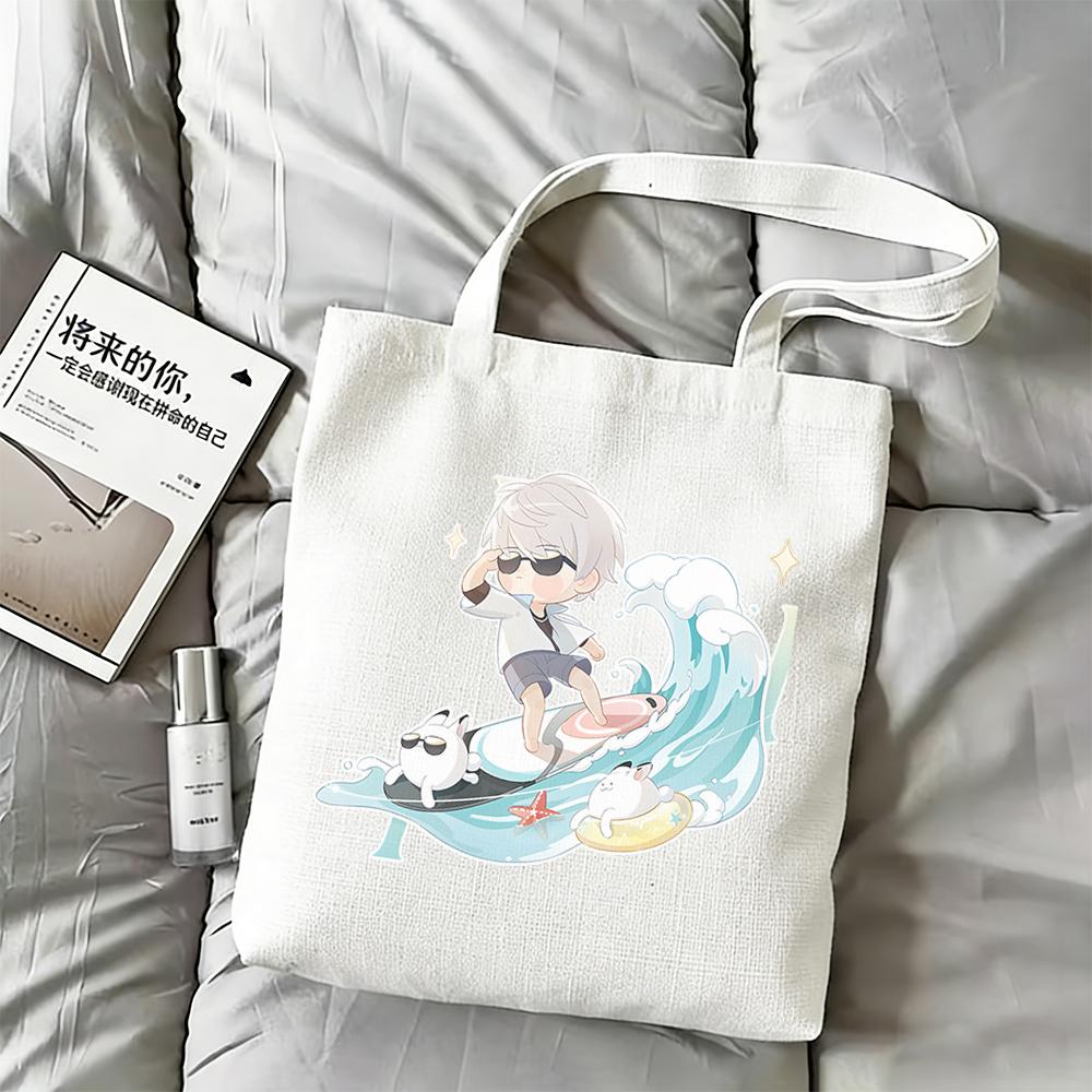 Love and Deepspace Xavier Shen Xinghui Exclusive Event Canvas Bag 35x40CM Anime Cartoon Cute Sports Single-shoulder Storage Bag