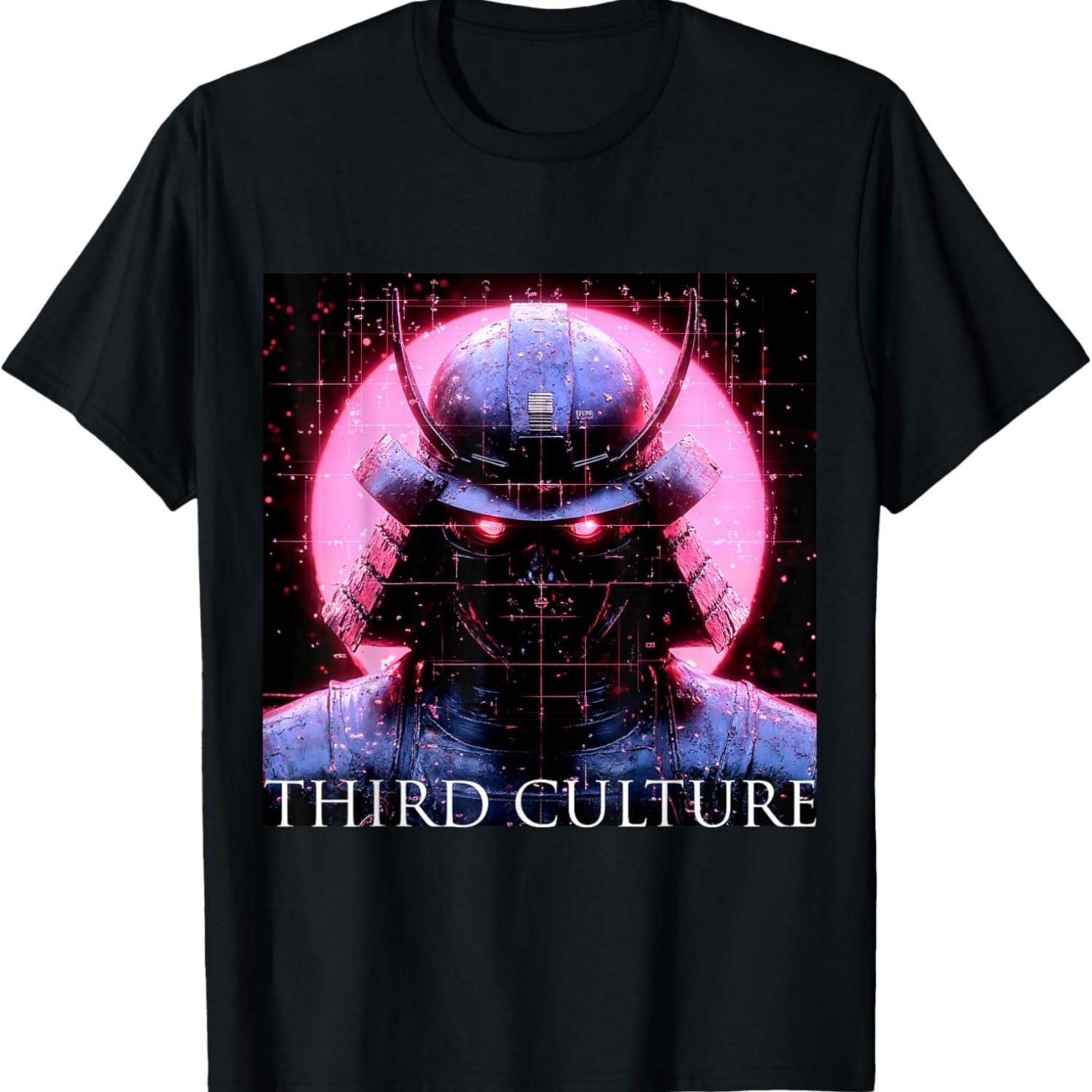 CYBERPUNK CYBORG SAMURAI Футболка S чёрный