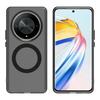 For Honor X9 Case Cover Honor X9 Capas Back Transparent Wireless Charging Annular Magnetic Matte Clear Fundas Huawei Honor X9