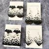 Trendy Earrings Halloween Bat Acrylic Ear Studs Visual Effects Ear Adorments