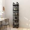 Day and Night - Day and Night Bookshelf 5 Levels Black Pine Wood 40x30x175 Cm