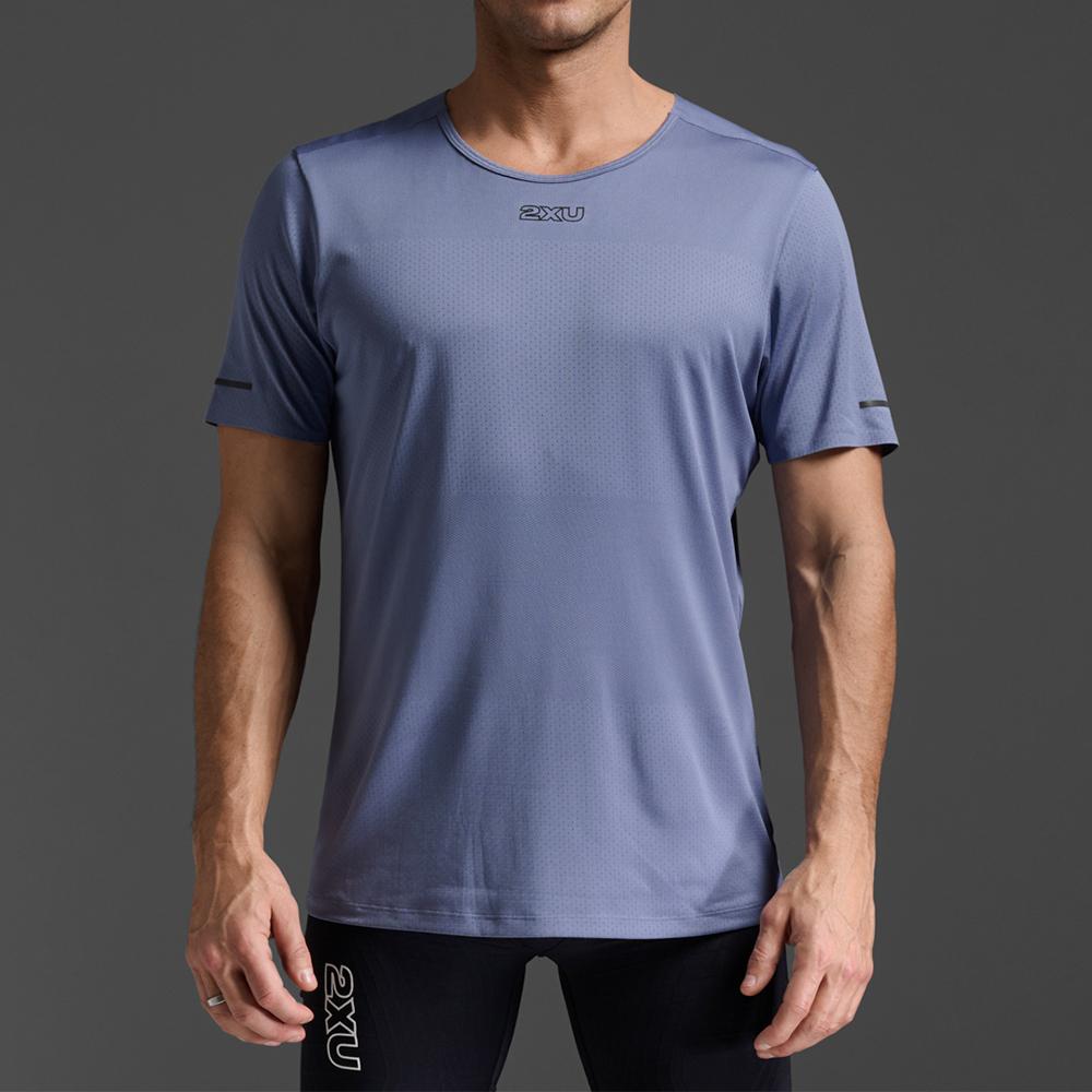Tutaimjeuyu (MenS) Light Speed Tech Short Sleeve Tee Dark BlueMr7150Abst-Brf