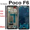 Pentru Xiaomi Poco F6 F6 Pro Ansamblu Carcasă Intermediară Integrează Ecran Afișaj Putere Cadru Capac Cu Butoane Pornire Volum Piese