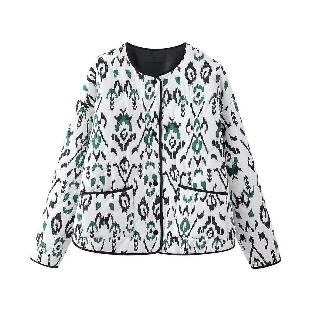 Manteaux à Manches Longues et Col Rond pour Femmes, Boutonnés, Décontractés, Léopard, Vestes Oversize, Mode Automne Hiver, Vêtements d'Extérieur