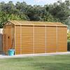 VidaXL Light Brown Garden Shed 191x385x198 Cm Galvanized Steel, Garden Storage, Garden Tool Shed 3188278
